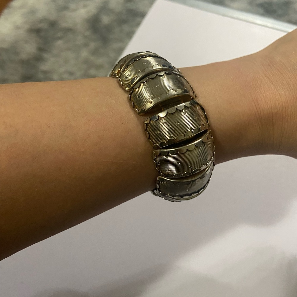 Elegant  big Silver Bracelet